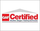 Gaf certified roofing contractor logo